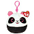 Мягкая игрушка-брелок Beanie Babies Squish-A-Boos mini Панда Bamboo 10 см Ty Inc 39571